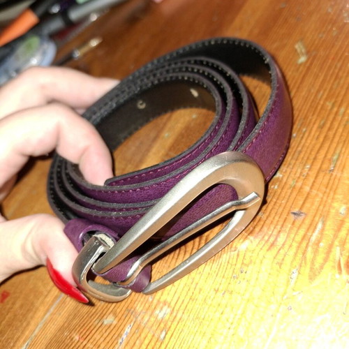 Bershka purple belt like new