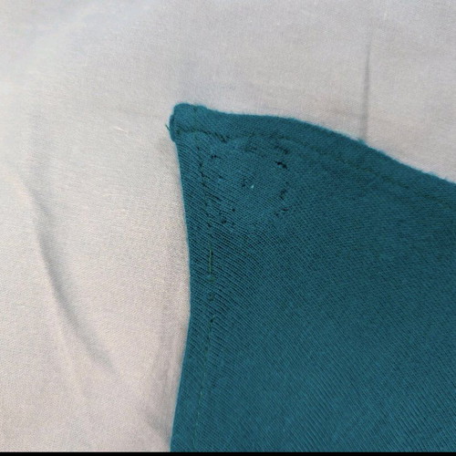 Vintage 80s dress used, green, size M