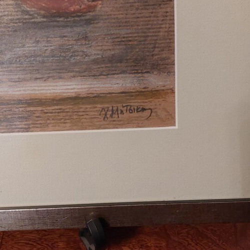 Painting by Christos Mitsikas Still Life Pastel used