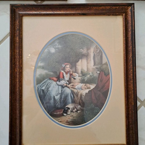 Vintage classic era frames like new, pack of 3, 34x28 cm