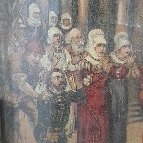 Poster with Return Theme used, medieval view