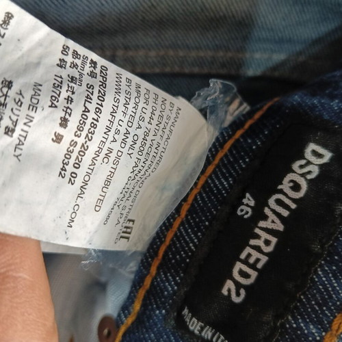Dsquared2 Jeans New, Size 46, Blue
