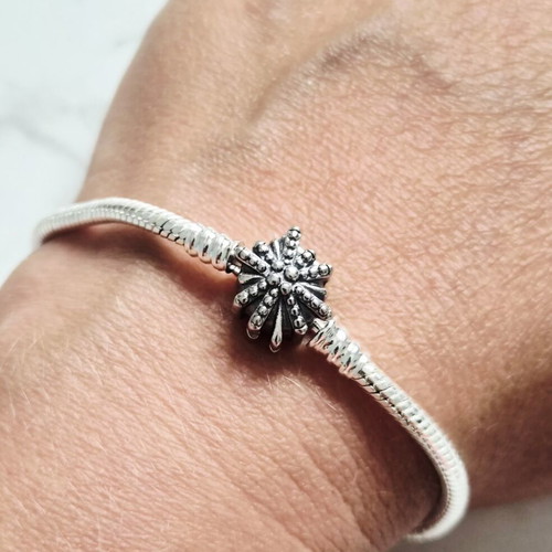 Pandora Moments Asymmetric Star Clasp Bracelet new, silver 925