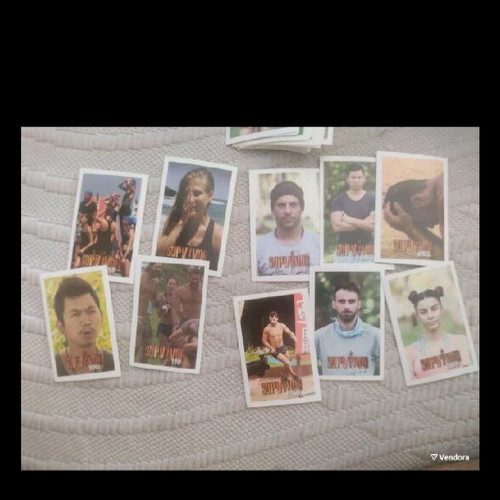 Survivor stickers used, pack of 50+