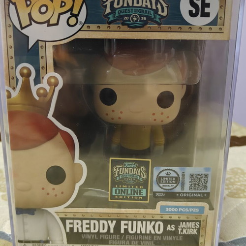 Freddy Funko as James T.Kirk vinyl figure new, limited 3000 pcs