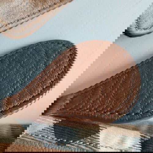 Δερμάτινη τσάντα ώμου Burberry καφέ μεταχειρισμένη