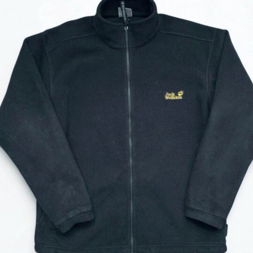 Jack Wolfskin fleece jacket L, black