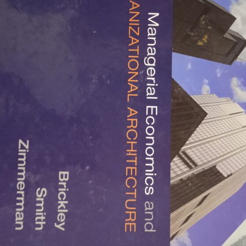 Managerial Economics and Organizational Architecture like new