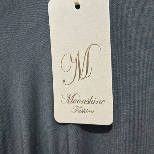 Moonshine Women Grey Tunic New Made in Italy XL-3XL
