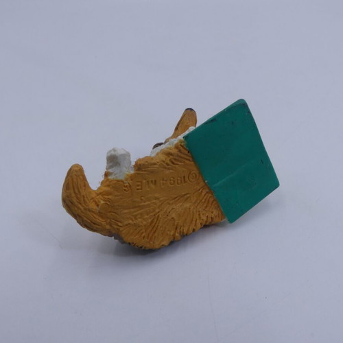 Claudia Rough Collie Dog used vintage toy 5 cm
