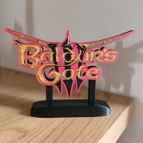 Baldur's Gate 3 3d printed decorative item new for desk or bookshelf
