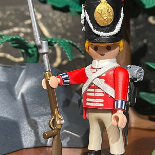 Playmobil British Redcoat Soldier Waterloo Battle 1815 Custom Made New