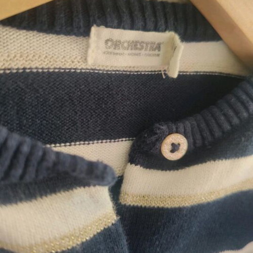 Orchestra cardigan for 3 years like new, white and blue