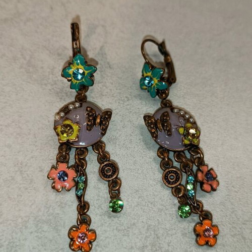 Earrings like new multicolored