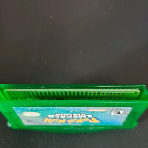 Pokemon Emerald Version Game Boy Advance cartridge used