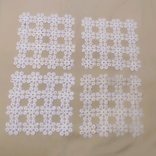 Set of tablecloths and napkins used, 11 pieces