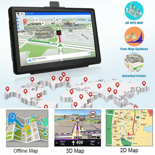 Navigator and off-road - On & Off Road GPS of Greece & Europe 7" for 4X4,