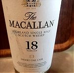  Macallan sherry oak whiskey 18 year old ποτό