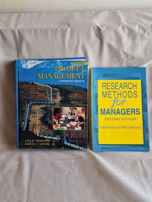 Project Management & Research Methods management books set