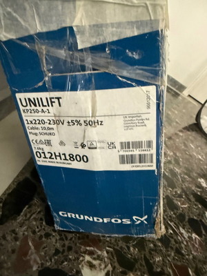 Grundfos sewage pump new in box