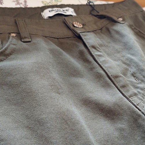 Pants new, size L 40 12, green