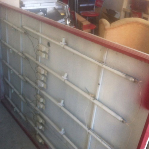 Store signs like new, set of 2 pieces
