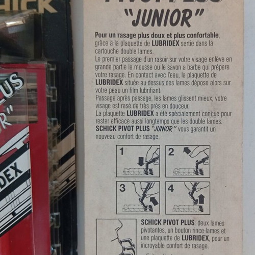 Schick Pivot Plus Junior razor new from the 70s