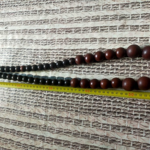Wooden worry beads