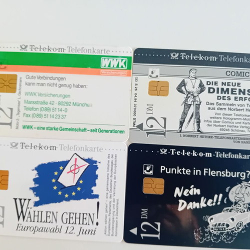 Phone cards Germany pack of 4 like new