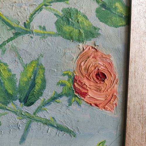 Spatularizing painting “Roses”