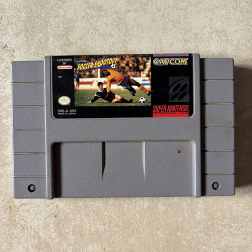 Capcom Soccer Shootout Super Nintendo SNES game, American