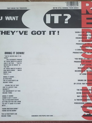 Redskins 12'' Single 45RPM μεταχειρισμένο, punk/soul, 1985 UK