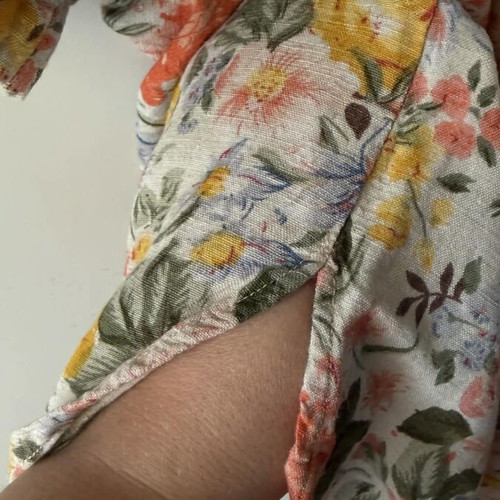 Vintage women shirt viscose M-L like new, multicolor