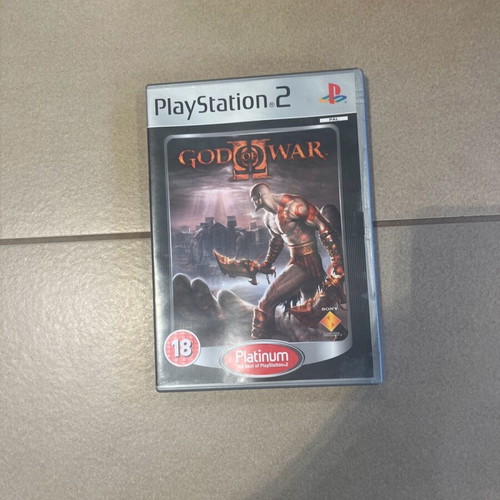 God of War 2 PS2 game like new, complete in box