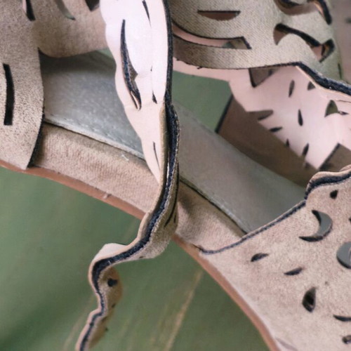 Envie Shoes sandals used, beige, size 41, 11 cm heel