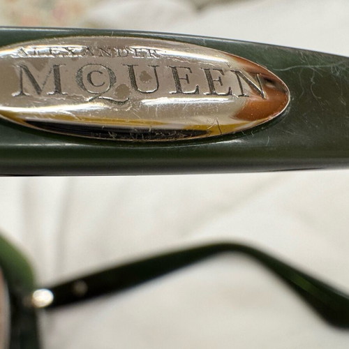Alexander McQueen Vintage Oversized Sunglasses like new, green