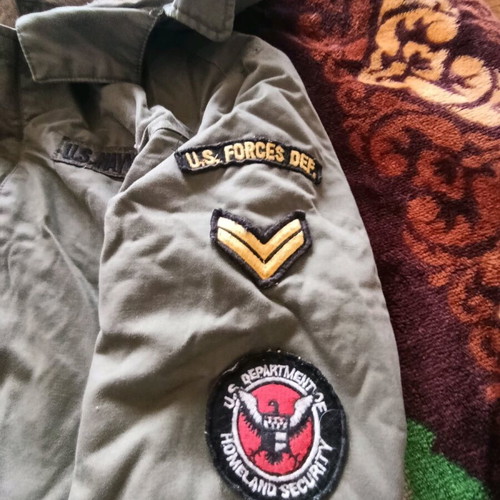 Black Number men's military jacket size S like new