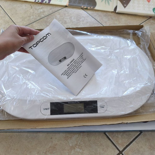 Topcom Digital Baby Scale like new, up to 20 kg, boxed
