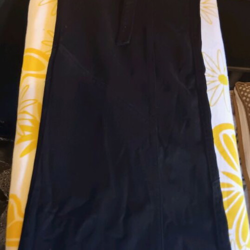 Positive flared pants black like new with cargo safari style