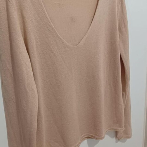 Women's knitted top like new, size L-XL, beige gold