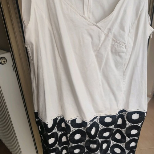 Jupe two-tone dress used, size XL, black and white