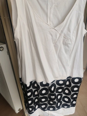 Jupe two-tone dress used, size XL, black and white