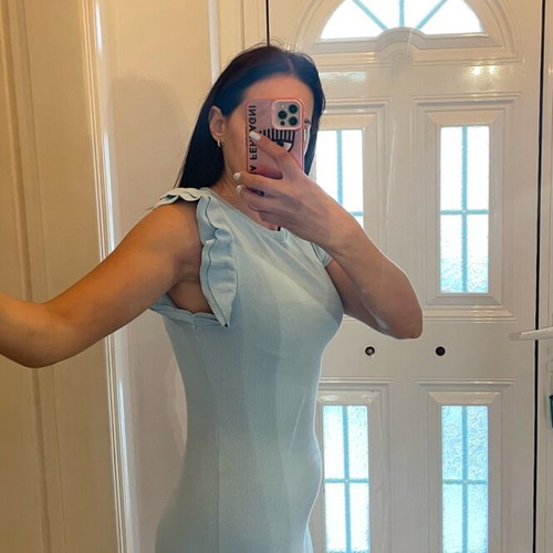 Zara mini dress blue, like new, medium size