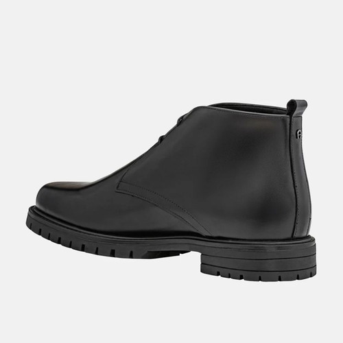 Aigner Fabino 1A boots new, black leather