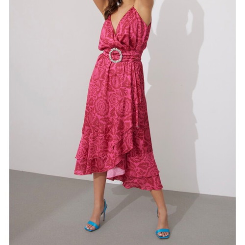 Mix & Match Soraya Dress like new, floral blue and red, size S