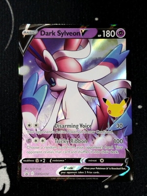 Pokemon Dark Sylveon V Celebrations Promo σαν καινούργιο