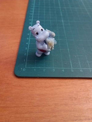 Vintage συλλεκτική φιγούρα Happy Hippo από Kinder Surprise αυγά (Ferrero)