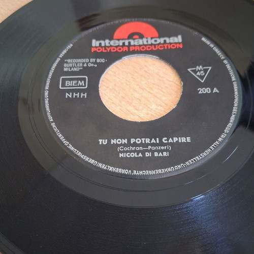 Nicola Di Bari Tu Non Potrai Capire vinyl record used, pop
