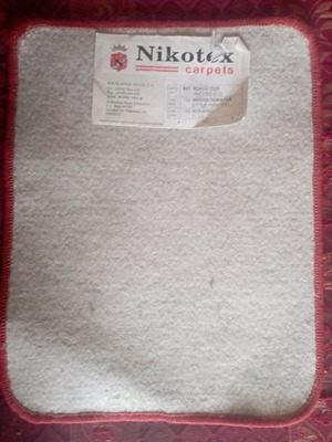 Small bathroom mat used with pirates 12x15cm
