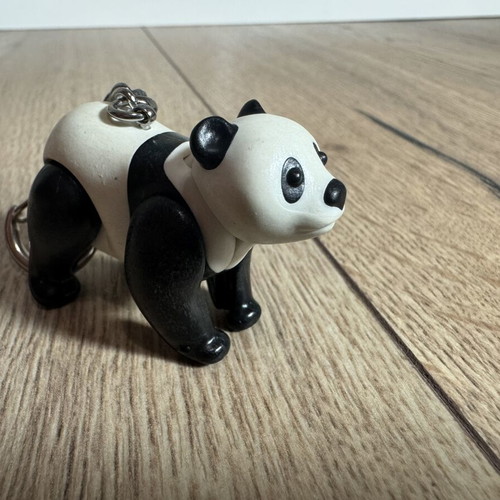 Panda articulated keychain figure like new